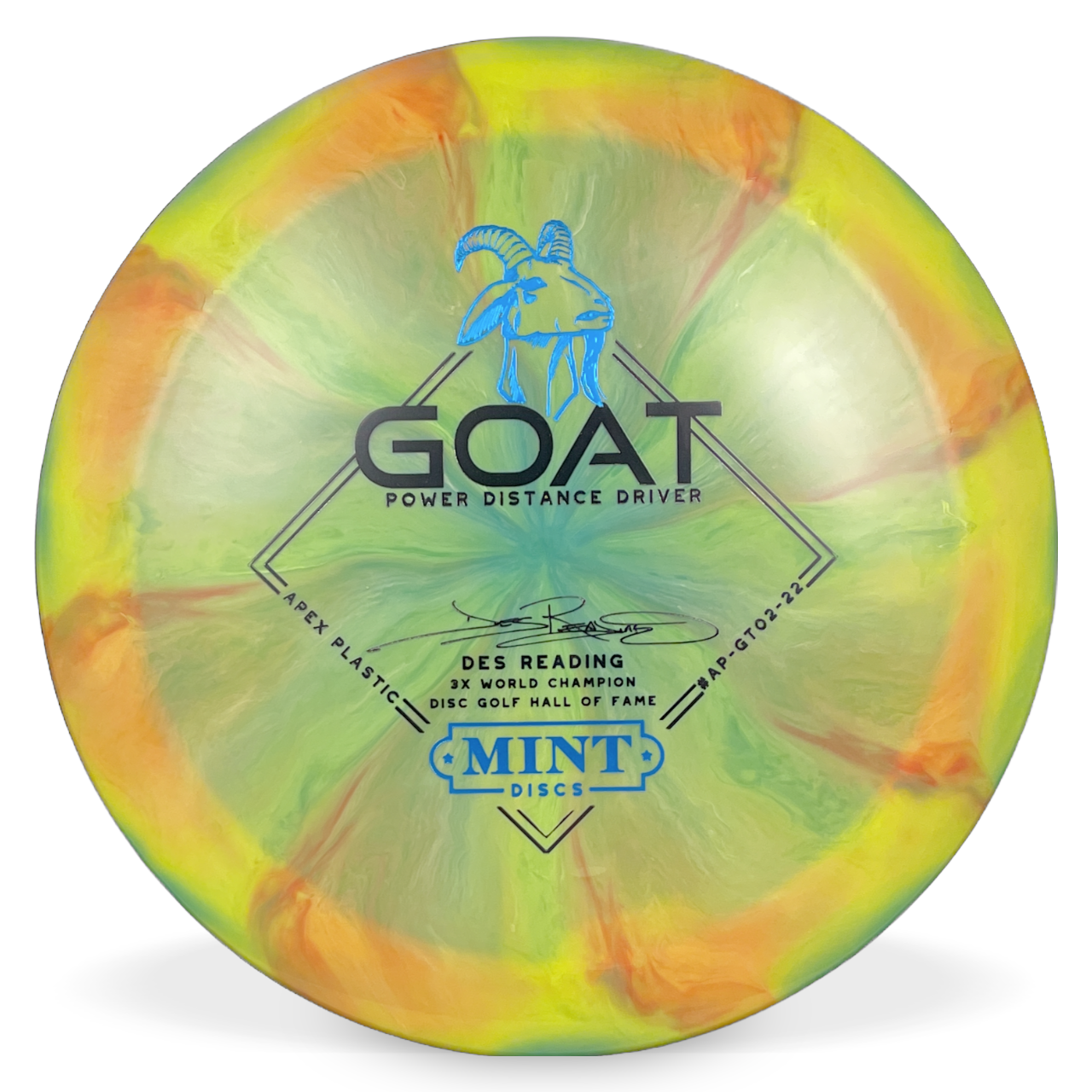 Des Reading Swirly Apex Goat