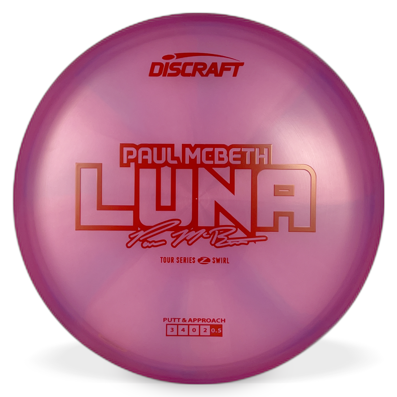 Z Swirl Luna - 2025 McBeth Tour Series – Another Round Disc Golf