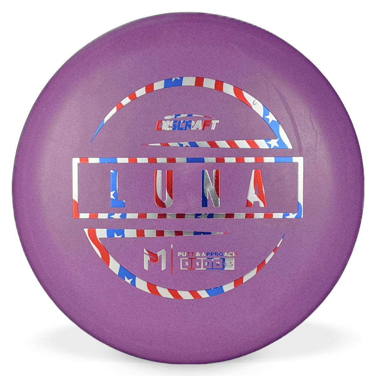 Disque De Golf Discraft Glo Rubber Blend LUNA - Overstamp Paul McBeth - Erreur D'impression
