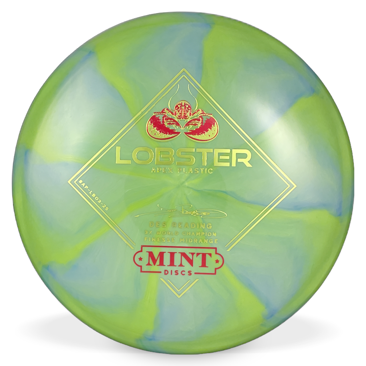 Apex Swirly Lobster - Des Reading Signature