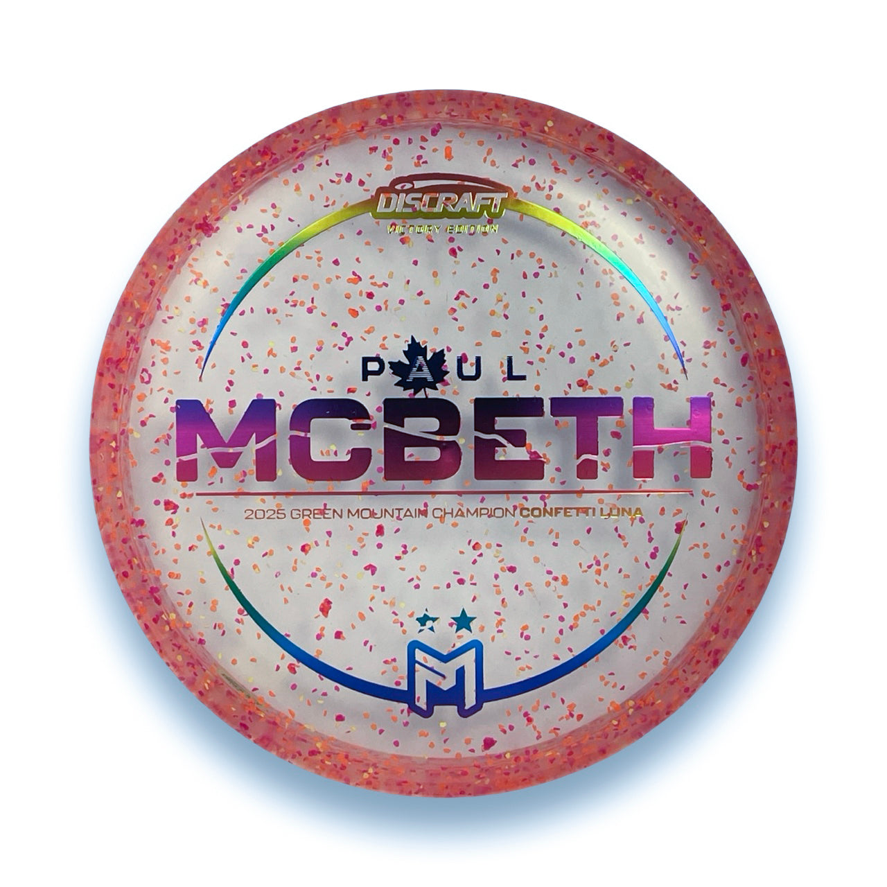 Z Confetti Luna - McBeth Victory Edition – Another Round Disc Golf