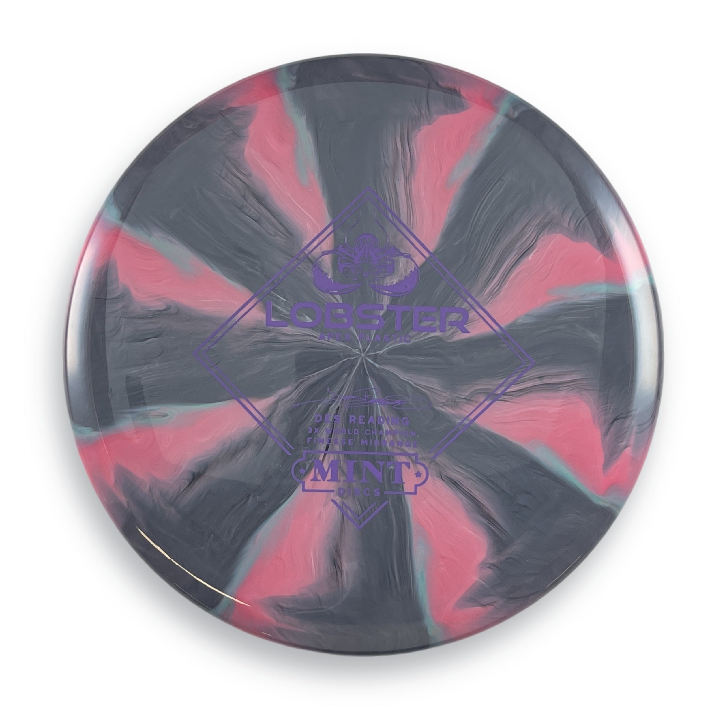 Extra Contrast Pink/Smokey Apex Swirly Lobster 176g (Warehouse Gem!!)
