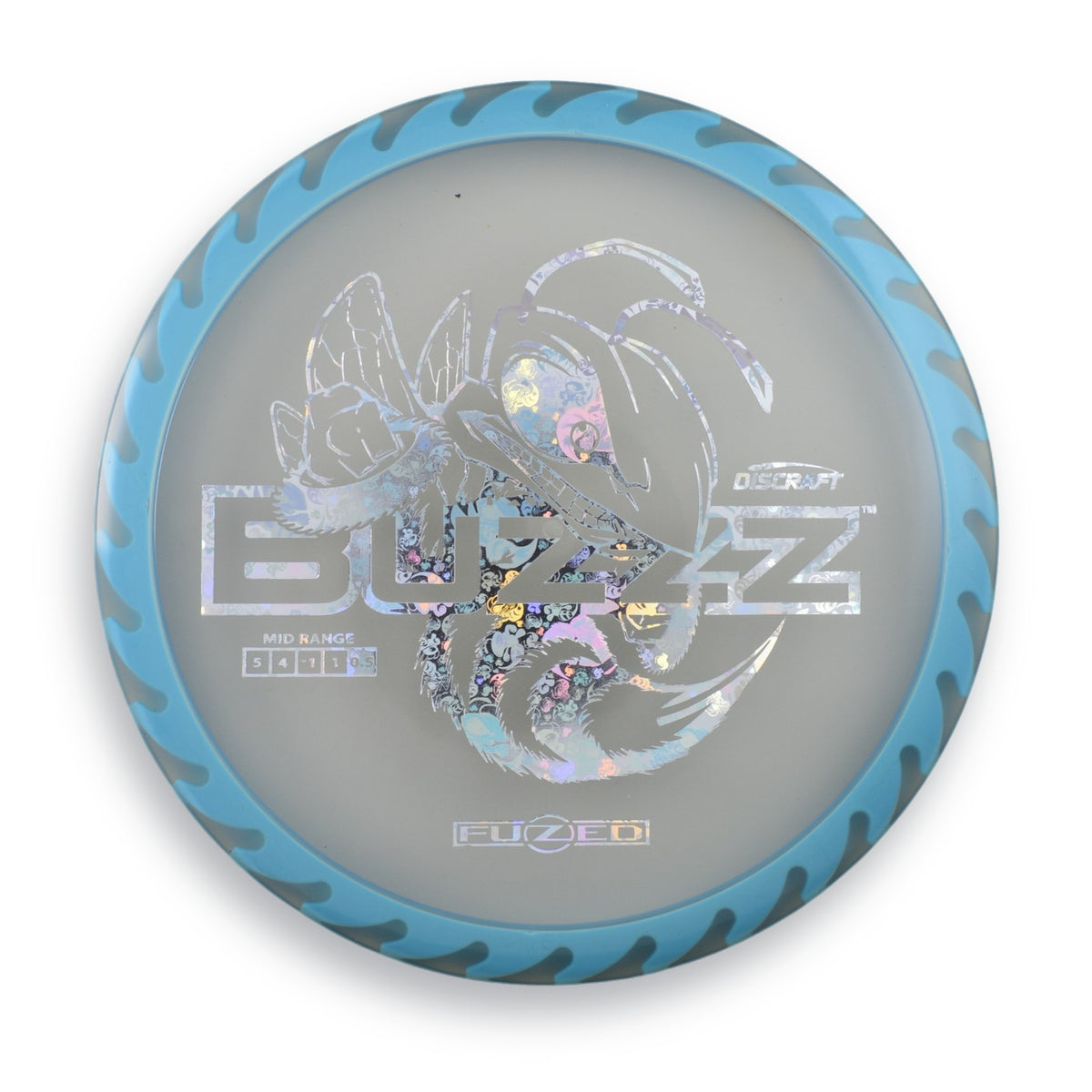 Bee Foil Z FuZed BuzzzSaw Clear Plate Blue Rim 177g (Warehouse Gem!!)