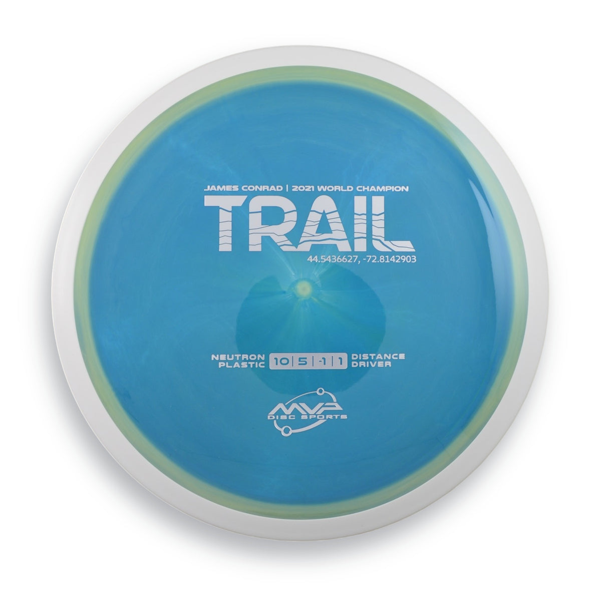 Blue/Green Haloed Rim Neutron Trail 176g (Warehouse Gem!!)