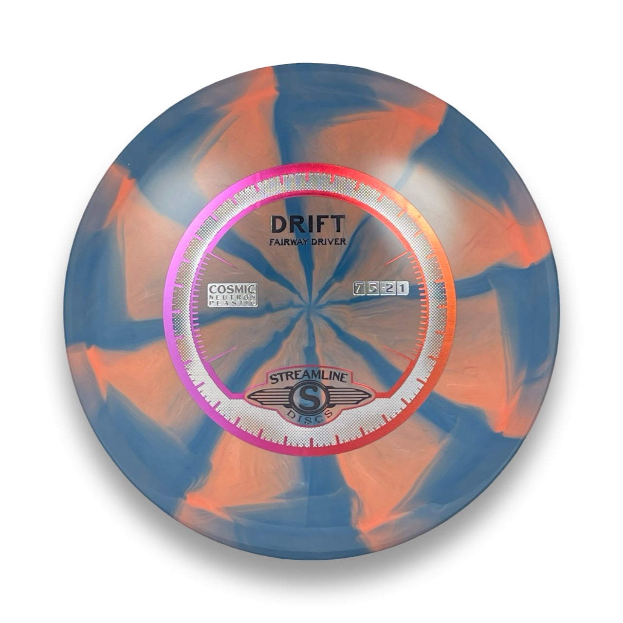 Blue/Pink Swirly Cosmic Neutron Drift (Warehouse Gem!!)