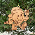 Another Round Wooden Holiday Ornament