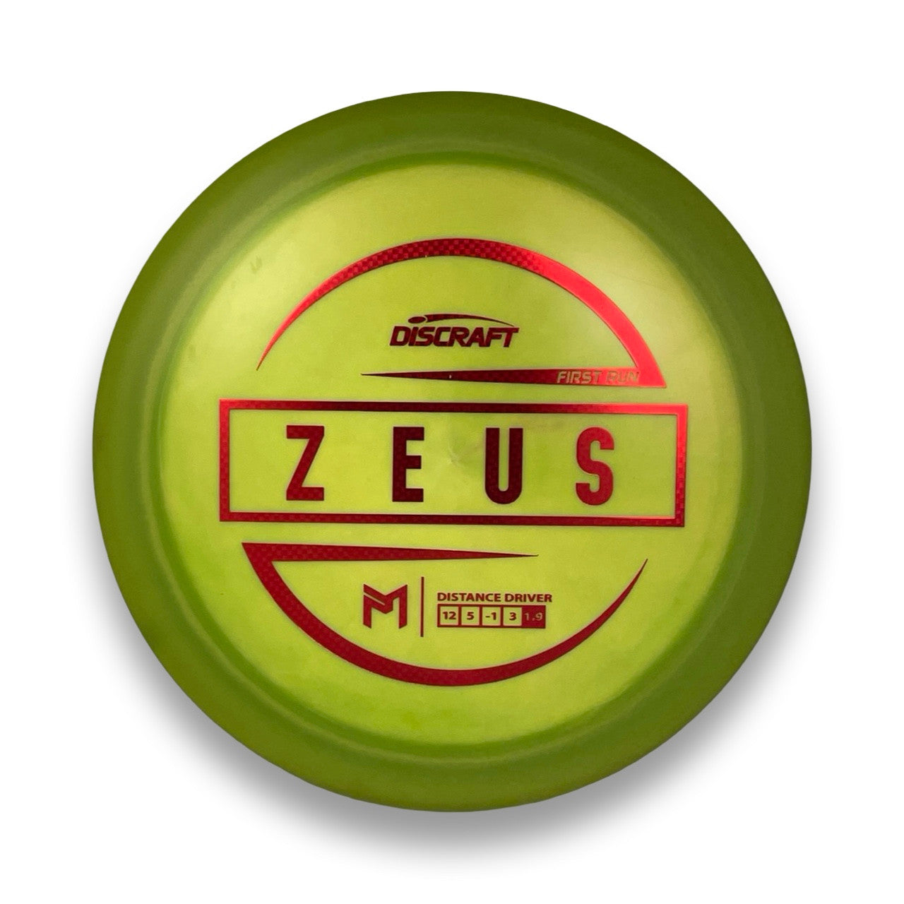 Green On Green Haloed Rim First Run Zeus 173-174 (8/10)