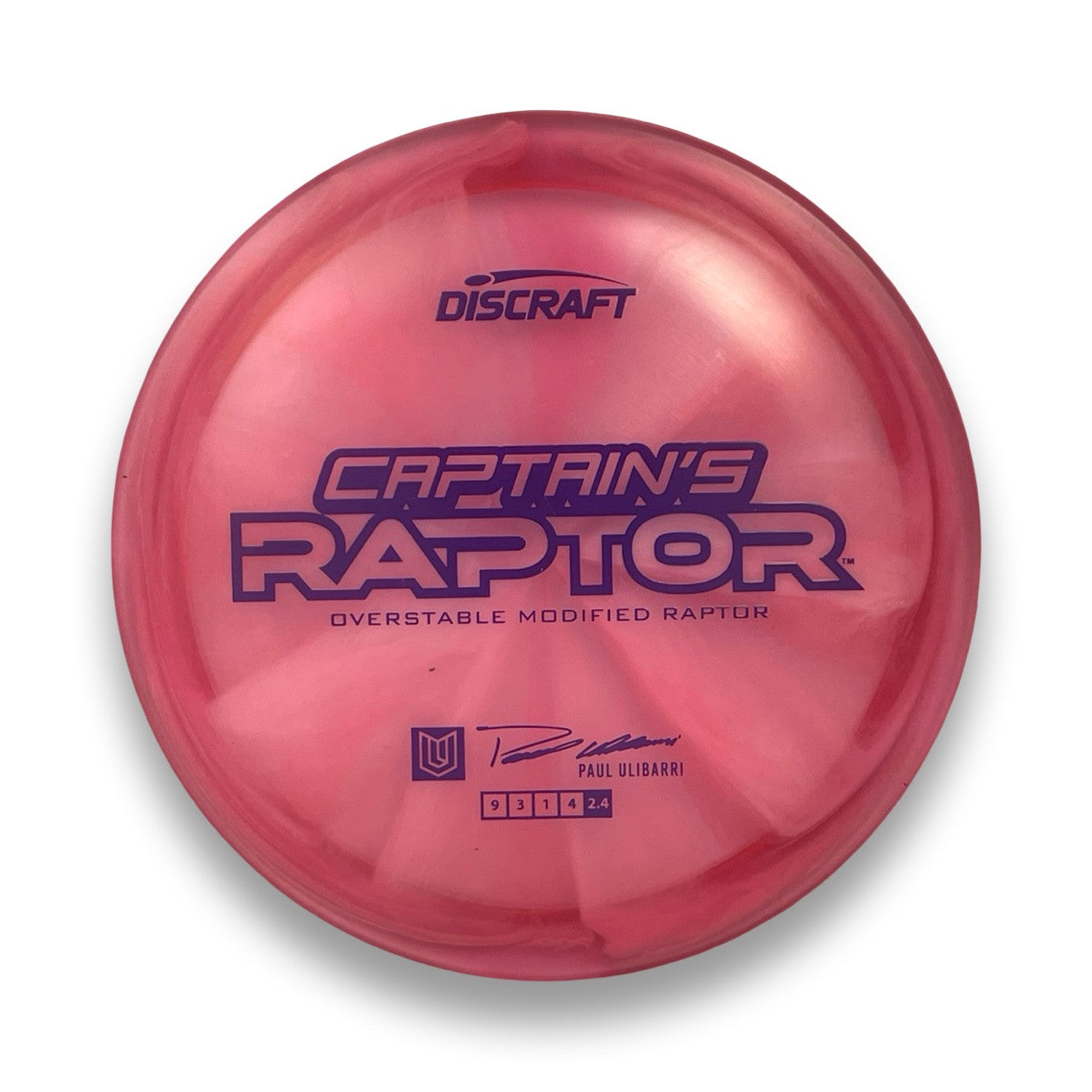 Pink Extra Webby Z Swirl Captain's Raptor 170-172g (Warehouse Gem!!)